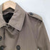 バーバリーブラックレーベル BURBERRY BLACK LABEL 裏地ノバチェック エポレット ガンフラップ付き ダブル バルマカーン ステンカラー コート メンズ