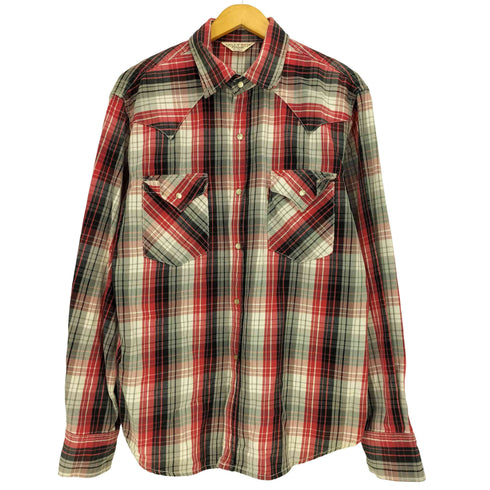 リーバイス Levis Red Tab チェック柄 L/S ウエスタンシャツ メンズ import:XL