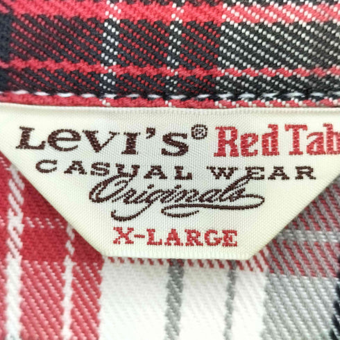 リーバイス Levis Red Tab チェック柄 L/S ウエスタンシャツ メンズ import:XL