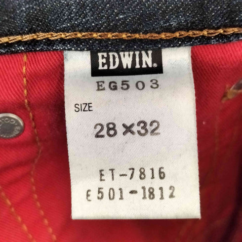 エドウィン EDWIN BLUE TRIP EDGELINE503 デニムパンツ y2k メンズ 28×32