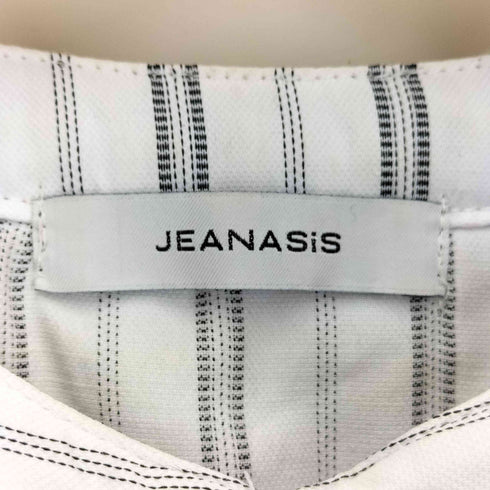 ジーナシス JEANASIS ニット ドッキング ストライプ シャツ レディース FREE