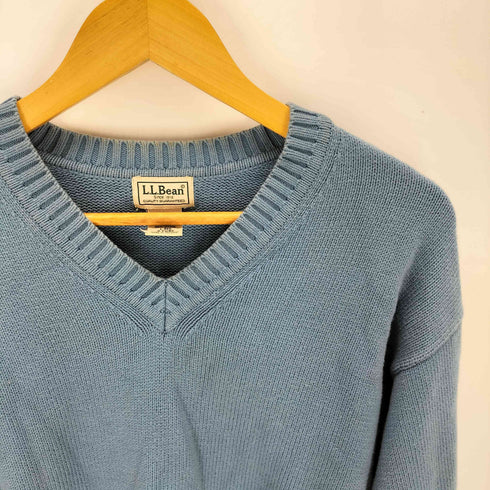 エルエルビーン L.L.Bean 90‐00S Vネック コットン ニットセーター メンズ L-REG
