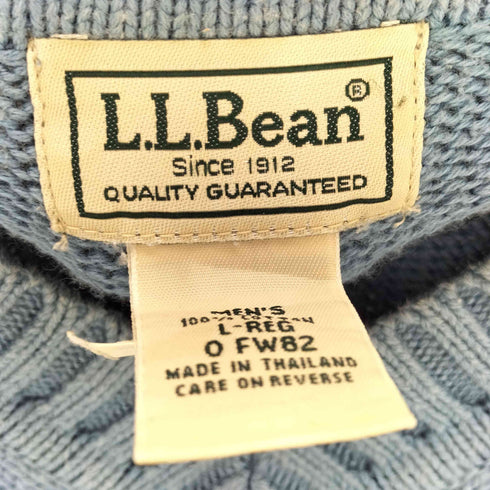 エルエルビーン L.L.Bean 90‐00S Vネック コットン ニットセーター メンズ L-REG