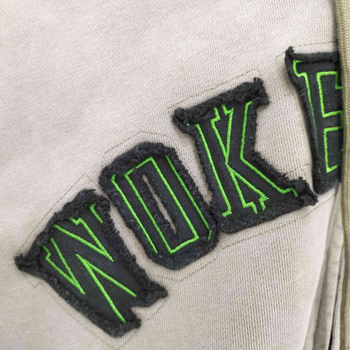 WOKE EDGE Faded Embroidery Zip Up Hoodie メンズ JPN:M