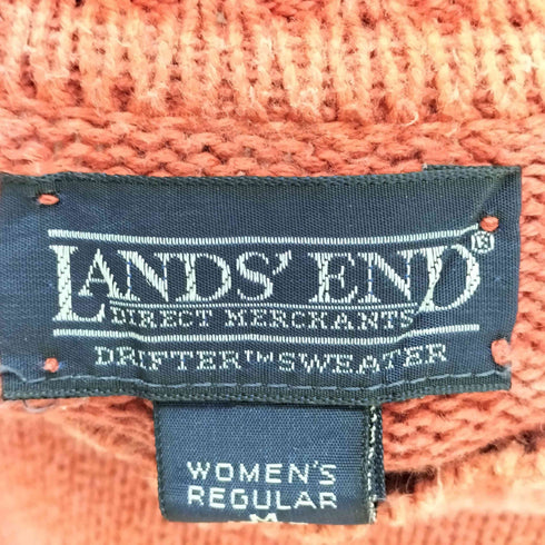 ランズエンド LANDS END 90S USA製 コットンニットセーター レディース M