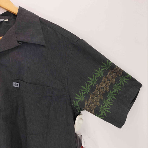 ザノースフェイス THE NORTH FACE YUZEN SHIRT-HEMP 半袖シャツ メンズ L