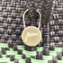 LETRA MERCADO BAG TAPETE METALLIC GREEN メルカドバッグ レディース