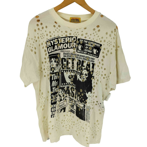 ヒステリックグラマー HYSTERIC GLAMOUR 穴あき オーバーサイズ Tシャツ レディース FREE
