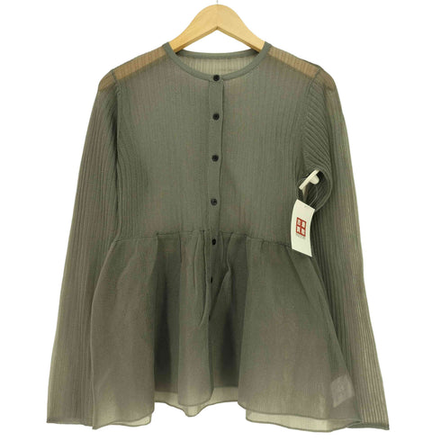 for/c シアーリブ ペプラム カーディガン レディース import:M