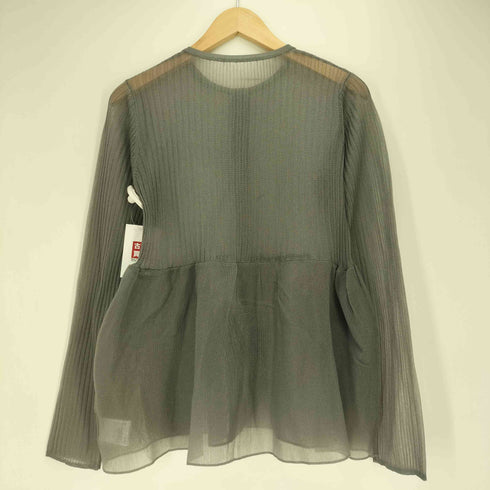 for/c シアーリブ ペプラム カーディガン レディース import:M