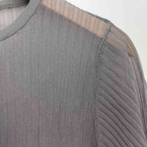 for/c シアーリブ ペプラム カーディガン レディース import:M