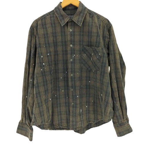 メイソンプリンス mason prince ペインティングチェックシャツ メンズ JPN:1