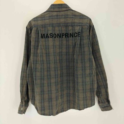 メイソンプリンス mason prince ペインティングチェックシャツ メンズ JPN:1