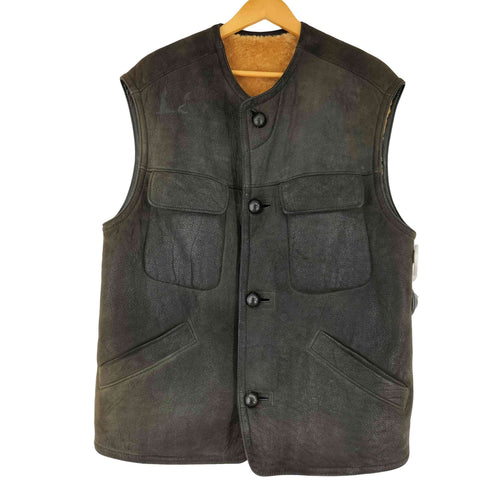 バーニーズニューヨーク BARNEYS NEWYORK RUFFO リアルムートンベスト メンズ
