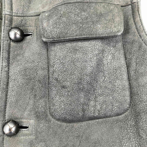 バーニーズニューヨーク BARNEYS NEWYORK RUFFO リアルムートンベスト メンズ