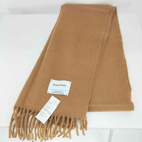 ザイノウエブラザーズ THE INOUE BROTHERS Brushed Scarf アルパカ マフラーBABY ALPACA メンズ