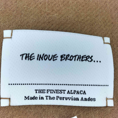 ザイノウエブラザーズ THE INOUE BROTHERS Brushed Scarf アルパカ マフラーBABY ALPACA メンズ