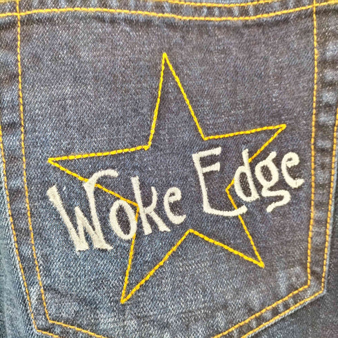WOKE EDGE Star Logo Selvedge Denim メンズ JPN:L