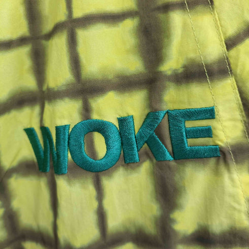 WOKE EDGE Tiedye Check Parka メンズ JPN:XL