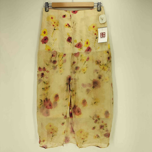 ザラ ZARA フラワープリント ミディスカート レディース JPN:XS