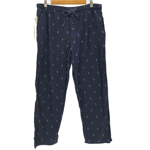 ポロラルフローレン POLO RALPH LAUREN SLEEP WEAR ポニー総柄 コットンイージーパンツ メンズ JPN:L