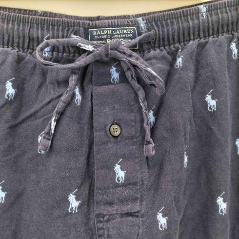 ポロラルフローレン POLO RALPH LAUREN SLEEP WEAR ポニー総柄 コットンイージーパンツ メンズ JPN:L