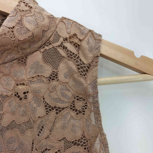 ザラ ZARA 花柄 レース ハイネック ボディスーツ レディース import:S