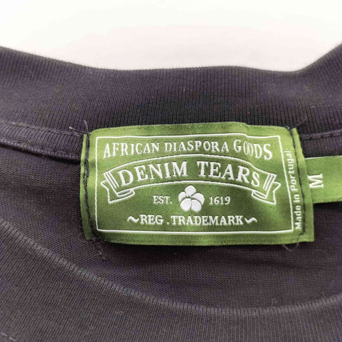 DENIM TEARS Cotton Wreath コットンリースデザイン 総柄 半袖 Tシャツ メンズ JPN:M