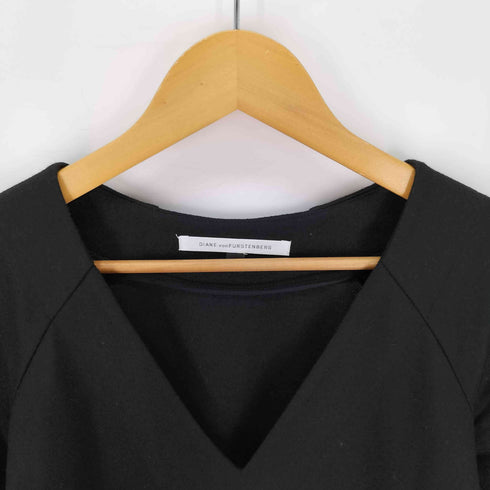 ダイアンフォンファステンバーグ DIANE VON FURSTENBERG ウール混 スキッパー チュニック ワンピース レディース JPN:2