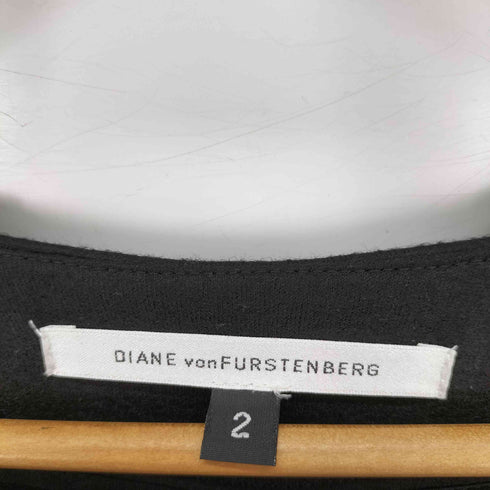 ダイアンフォンファステンバーグ DIANE VON FURSTENBERG ウール混 スキッパー チュニック ワンピース レディース JPN:2