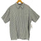 アルファニ ALFANI レーヨンポリ 半袖ストライプシャツ メンズ import:XL