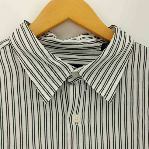 アルファニ ALFANI レーヨンポリ 半袖ストライプシャツ メンズ import:XL