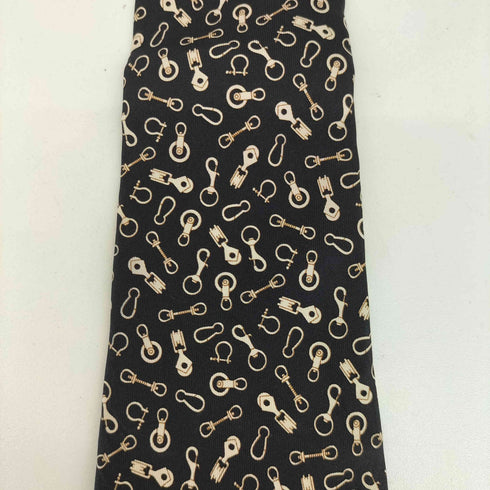 グッチ GUCCI ホースビット総柄 シルクネクタイ メンズ