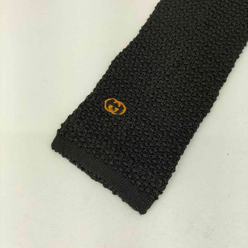 グッチ GUCCI インターロッキングGロゴ シルク スクエアタイ メンズ