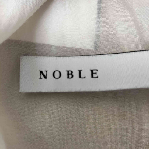 ノーブル Noble シルキー コットン スプリングカラー シャツ レディース