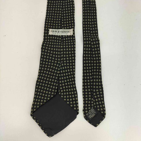 ジョルジオアルマーニ Giorgio Armani ドット シルク ネクタイ メンズ