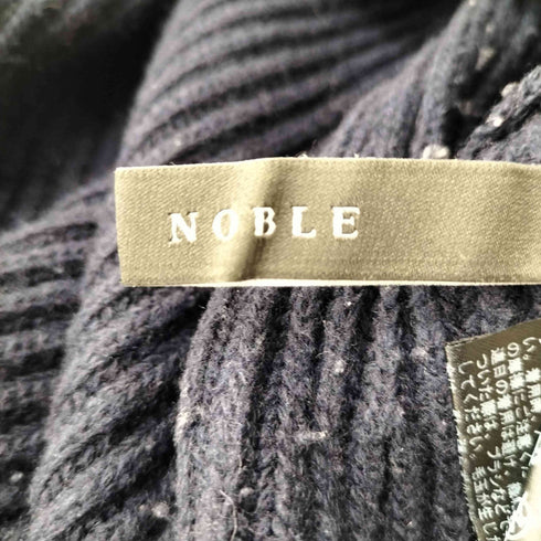 ノーブル Noble ファインメリノサイドオープンニット レディース