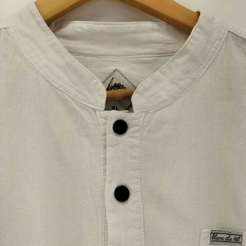 コットンバンドカラープルオーバーシャツ メンズ import:XL