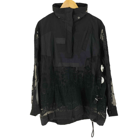サカイ Sacai レース ドッキング フーデッド ジャケット レディース 3