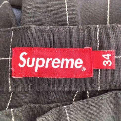 シュプリーム Supreme 14ss Windowpane Work Pant メンズ US:34-35