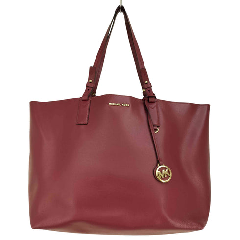 マイケルコース Michael Kors ロゴチャーム付き レザー トートバッグ レディース ONE SIZE
