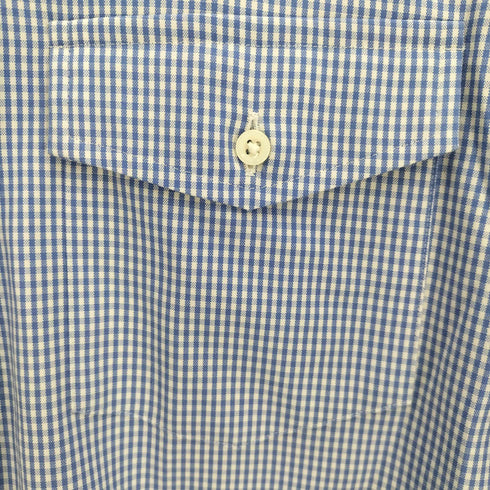 ジェイプレス J.PRESS PREMIUM PLEATS チェック B/D L/S シャツ ボタンダウンシャツ メンズ import:L