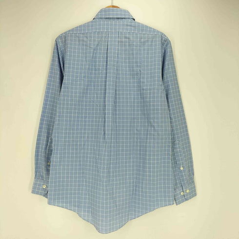 ブルックスブラザーズ 346 BROOKS BROTHERS ロゴ刺繍 ギンガムチェック B/D L/S シャツ ボタンダウンシャツ メンズ import:M