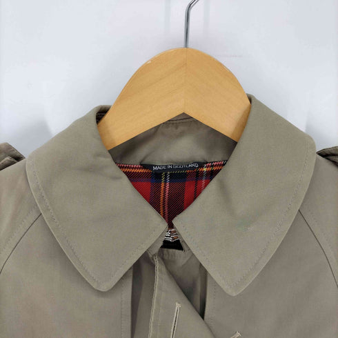 マッキントッシュ Mackintosh スコットランド製 裏地チェック トレンチコート レディース FR:34