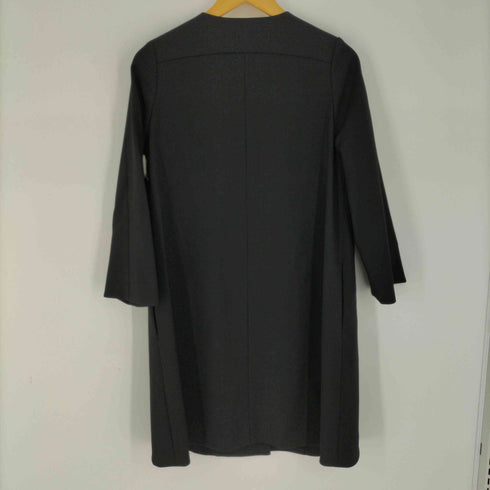 ドレステリア DRESSTERIOR ノーカラー 比翼 ウール コート レディース