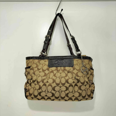コーチ COACH プリーテッド シグネチャー ギャラリー トートバッグ レディース