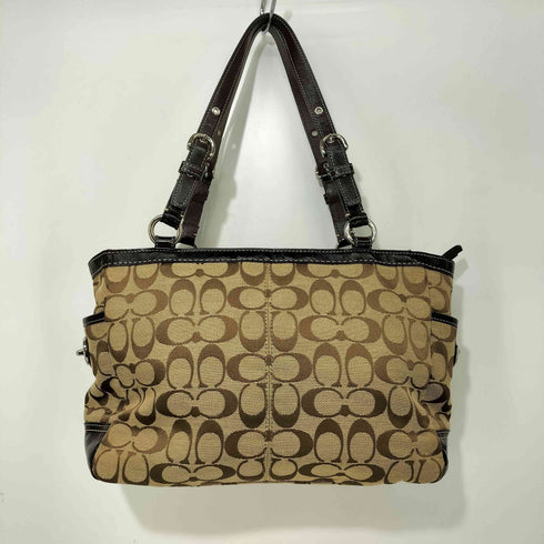 コーチ COACH プリーテッド シグネチャー ギャラリー トートバッグ レディース