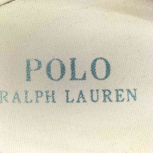 ポロラルフローレン POLO RALPH LAUREN ポニー刺繍 キャンバス スニーカー レディース JPN:24.5