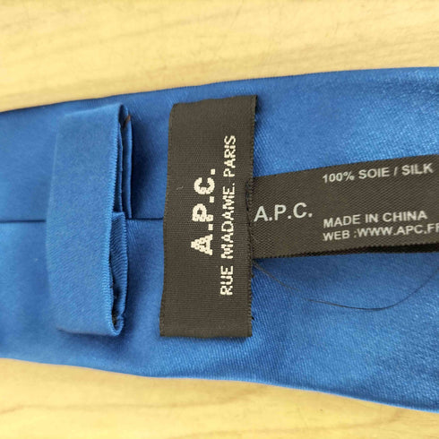 アーペーセー A.P.C. シルクネクタイ メンズ