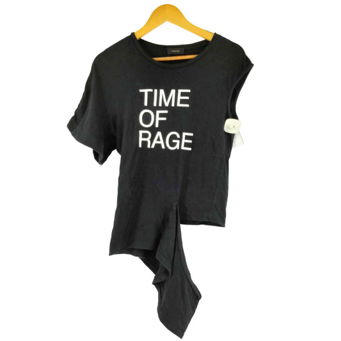 アンダーカバー UNDERCOVER TIME OF RAGE カットオフ 半袖 Tシャツ レディース JPN:2